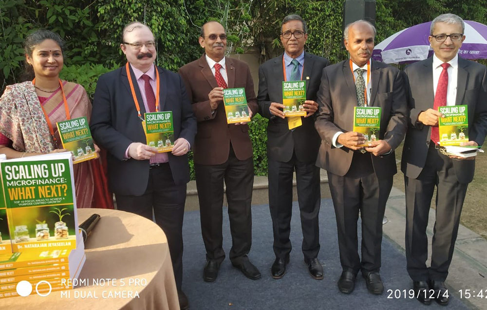 <p>Launch of Scaling up Microfinance: what next? book at Delhi on 4th Dec 2019 at the India Inclusive Finance summmit</p>
