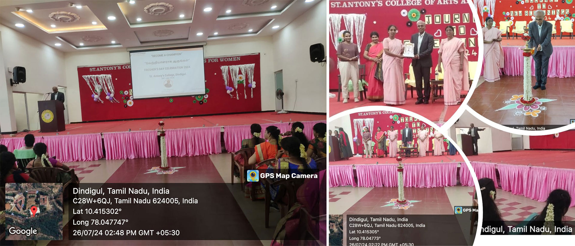 <h3>Dr.Jey delivered a Motivational talk to students of St. Antony’s College of Arts and Science, Dindigul on “Become a Champion”.</h3>
